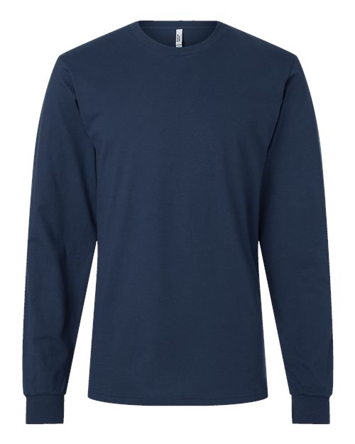 Load image into Gallery viewer, Unisex Fine Jersey Long Sleeve Tee - Sea Blue
