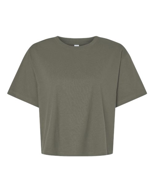 Load image into Gallery viewer, Women's Fine Jersey Boxy Tee - Lieutenant