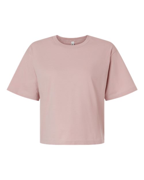 Load image into Gallery viewer, Women's Fine Jersey Boxy Tee - Blush