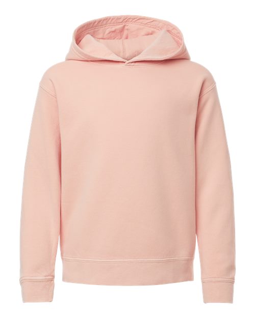 Load image into Gallery viewer, Youth Garment-Dyed Lightweight Hooded Sweatshirt - Peachy
