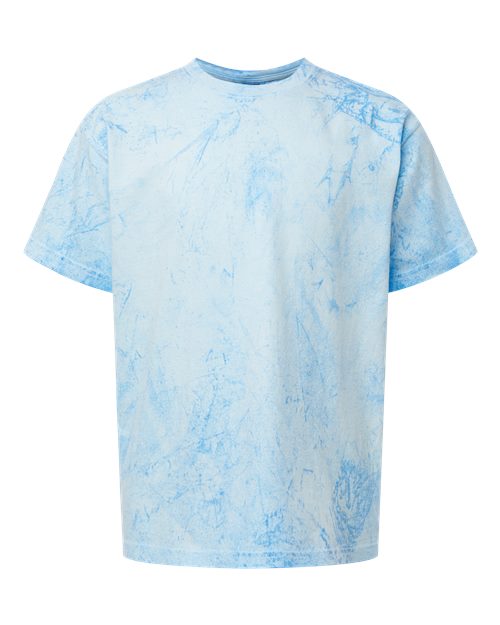 Load image into Gallery viewer, Youth Colorblast™ Heavyweight T-Shirt - Fiji Blue