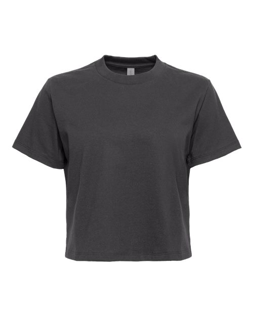 Load image into Gallery viewer, Women's Heavyweight Boxy T-Shirt - Graphite Black