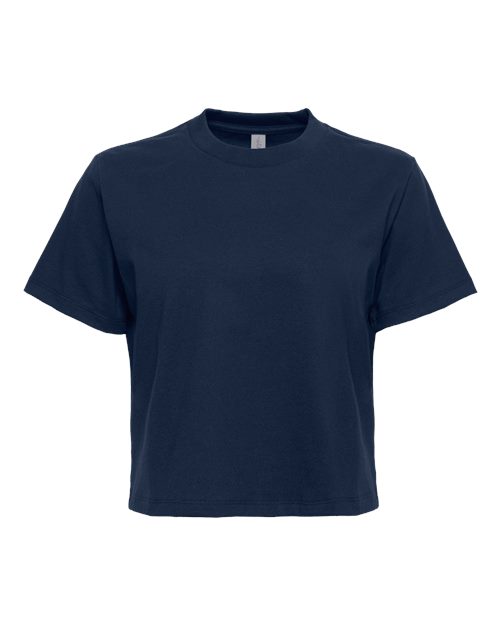 Load image into Gallery viewer, Women's Heavyweight Boxy T-Shirt - Midnight Navy