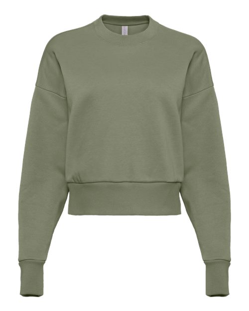 Load image into Gallery viewer, Women's Heavyweight Crewneck Sweatshirt - Light Olive