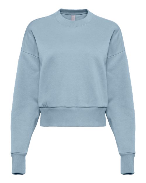 Load image into Gallery viewer, Women's Heavyweight Crewneck Sweatshirt - Stonewash Denim