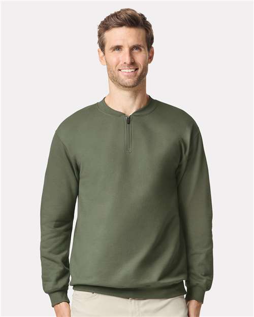 Load image into Gallery viewer, Unisex Softstyle® Midweight 1/4 Zip Sweatshirt — product photo 4