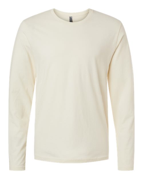 Load image into Gallery viewer, Unisex Cotton Long Sleeve T-Shirt - Natural