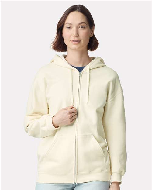 Load image into Gallery viewer, Unisex Softstyle® Full-Zip Hooded Sweatshirt — product photo 7