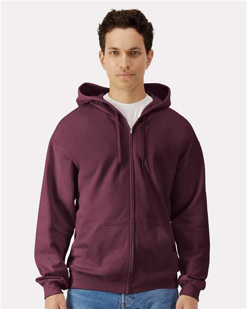 Load image into Gallery viewer, Unisex Softstyle® Full-Zip Hooded Sweatshirt — product photo 4
