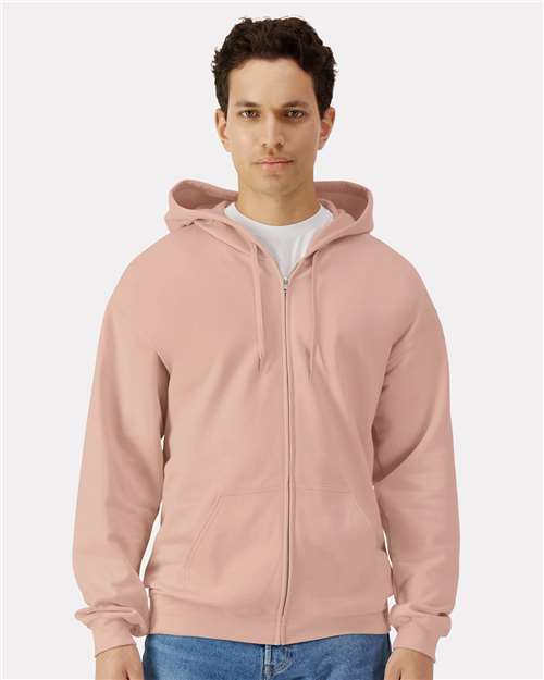 Load image into Gallery viewer, Unisex Softstyle® Full-Zip Hooded Sweatshirt — product photo 3