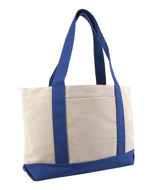 Load image into Gallery viewer, Liberty Bags 8862 Large Zippered Cotton Canvas Tote