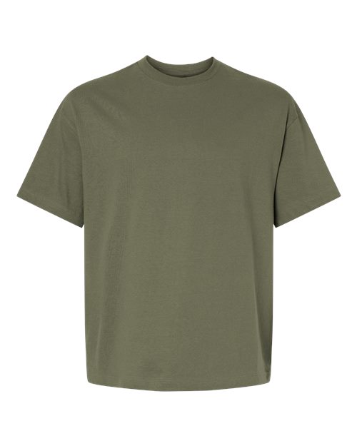 Load image into Gallery viewer, Unisex Beefy-T® Retro Street T-Shirt - Fatigue Green