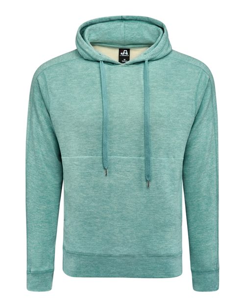Load image into Gallery viewer, J. America 8740 Unisex Electric Fleece Hooded Sweatshirt - Electric Jade