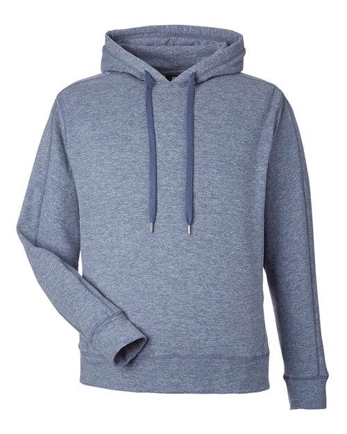 Load image into Gallery viewer, J. America 8740 Unisex Electric Fleece Hooded Sweatshirt - Electric Midnight