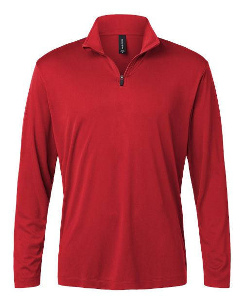 Load image into Gallery viewer, AllPro 41870 Men's Pro-Lock Performance Quarter-Zip Pullover - Red