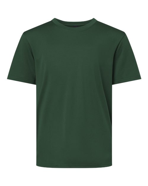 Load image into Gallery viewer, AllPro 48000Y Youth Pro-Lock Performance T-Shirt - Forest Green