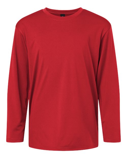 Load image into Gallery viewer, AllPro 48400Y Youth Pro-Lock Performance Long Sleeve T-Shirt - Red