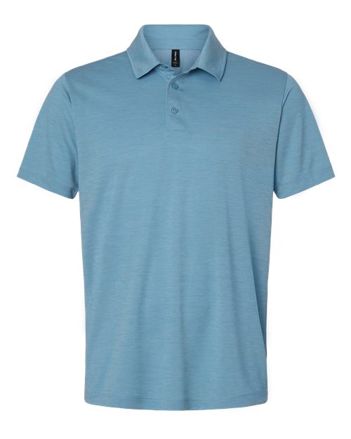 Load image into Gallery viewer, AllPro 4HM00 Men's Pro-Lock Performance Mélange Polo - Cloud Blue Melange
