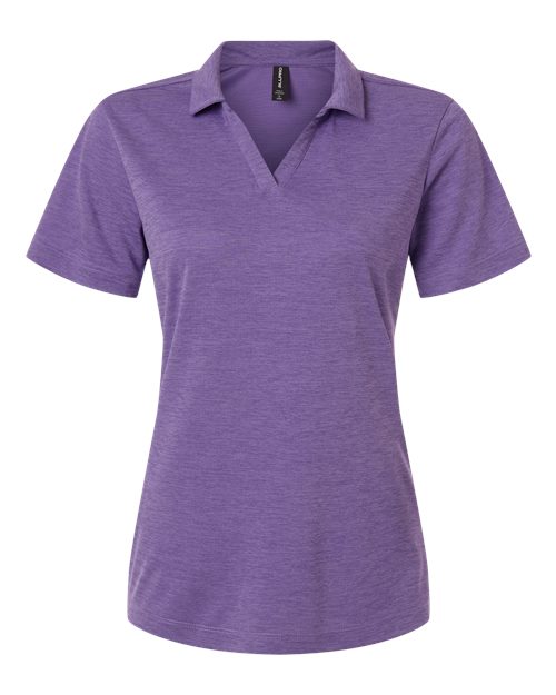 Load image into Gallery viewer, AllPro 4HM00L Women's Pro-Lock Performance Mélange Polo - Violet Melange