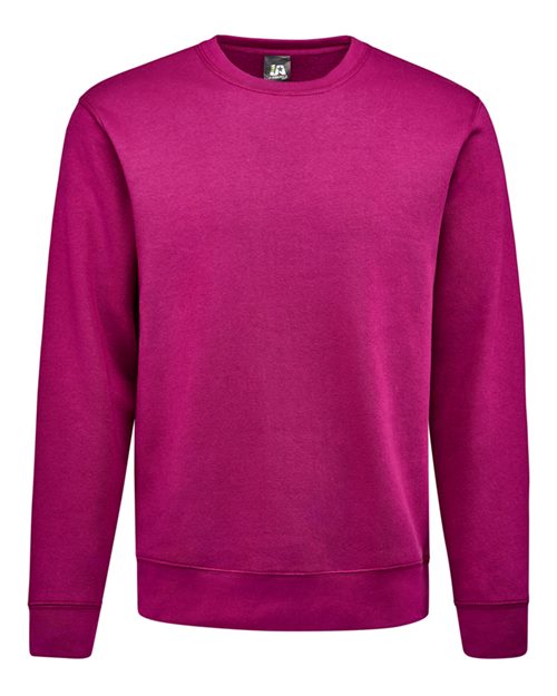 Load image into Gallery viewer, J. America 8721 Unisex BTB Fleece Crewneck Sweatshirt - Boysenberry