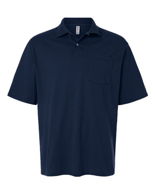 Load image into Gallery viewer, Men's Dri-Power® Polo with Pocket - J. Navy