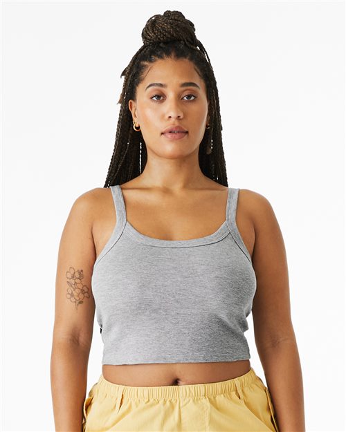 Load image into Gallery viewer, Women's Micro Rib Spaghetti Strap Tank — blank tank top for DTF printing