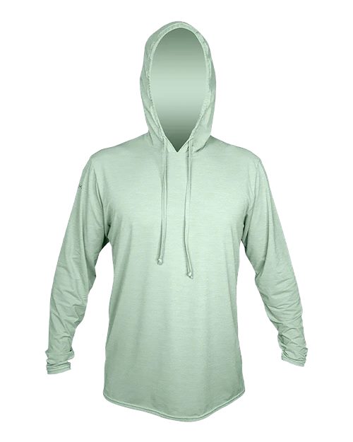 Load image into Gallery viewer, ANETIK MVLPRH8 Men's Low Pro Tech Hooded Long Sleeve T-Shirt - Olive Heathered