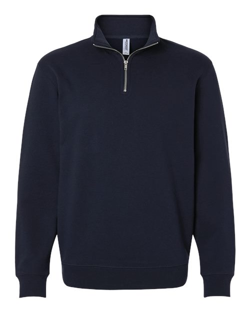 Load image into Gallery viewer, Unisex Midweight Quarter-Zip Pullover - Classic Navy