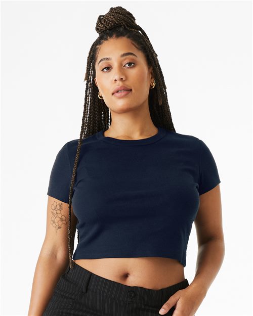 Load image into Gallery viewer, Women's Micro Rib Baby Tee — blank t-shirt for DTF printing