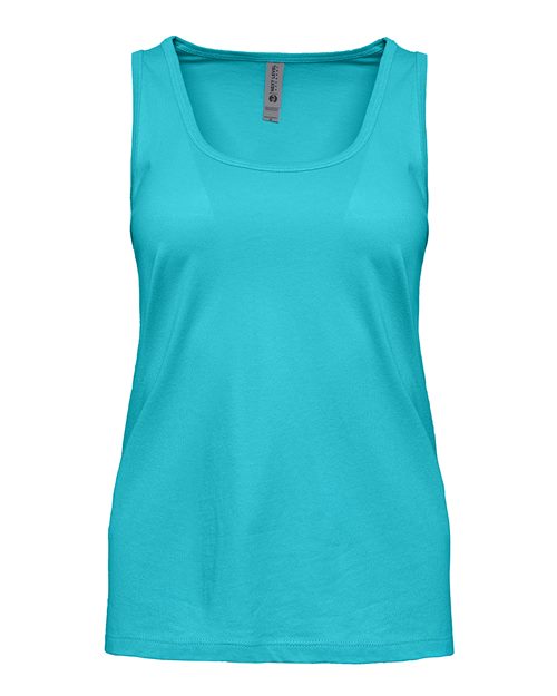 Load image into Gallery viewer, Women's Cotton Tank - Tahiti Blue