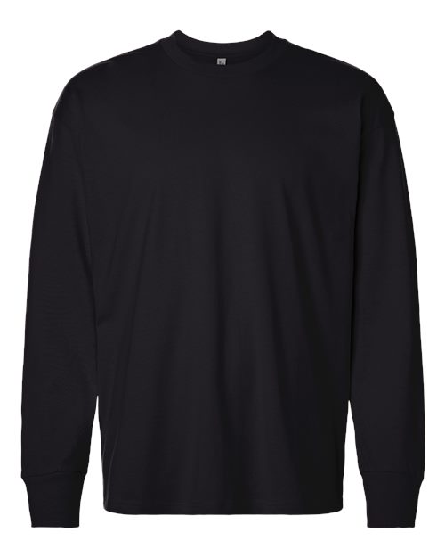 Load image into Gallery viewer, Unisex Heavyweight Long Sleeve T-Shirt - Black