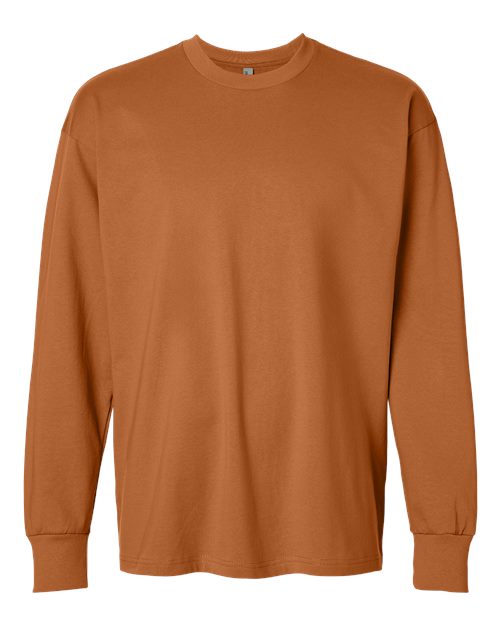 Load image into Gallery viewer, Unisex Heavyweight Long Sleeve T-Shirt - Clay