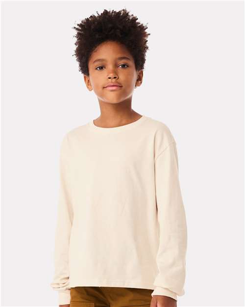 Load image into Gallery viewer, Youth 6oz. Heavyweight Long Sleeve Tee — product photo 6