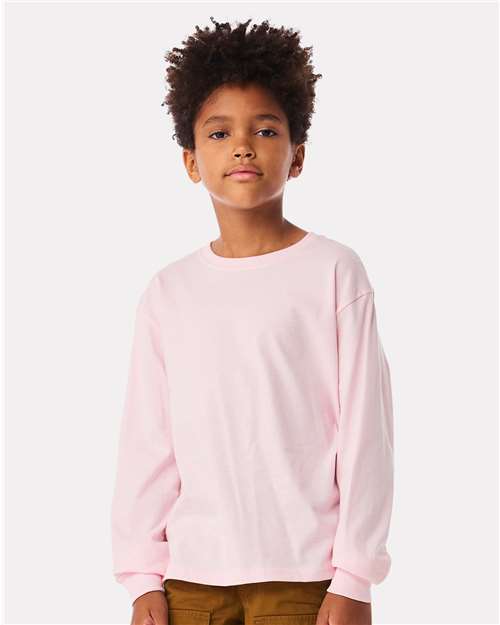 Load image into Gallery viewer, Youth 6oz. Heavyweight Long Sleeve Tee — product photo 8