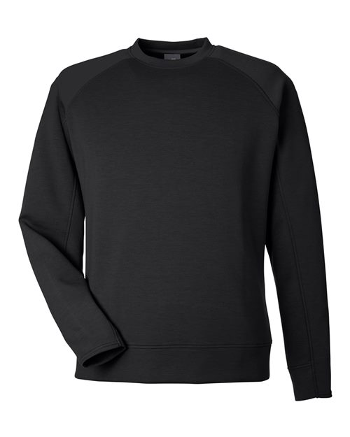 Load image into Gallery viewer, J. America 8752 Unisex Apex Fleece Crewneck Sweatshirt - Black