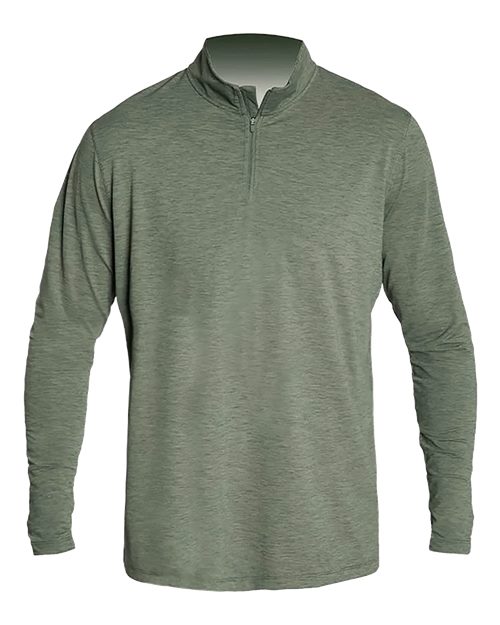 Load image into Gallery viewer, ANETIK MVQTRL9 Men's Low Pro Quarter-Zip Pullover - Dark Olive Heathered