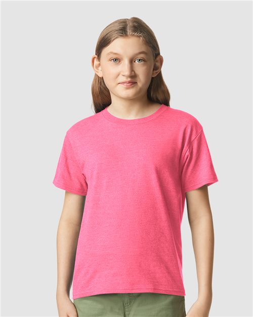 Load image into Gallery viewer, Youth Softstyle® CVC T-Shirt — blank t-shirt for DTF printing