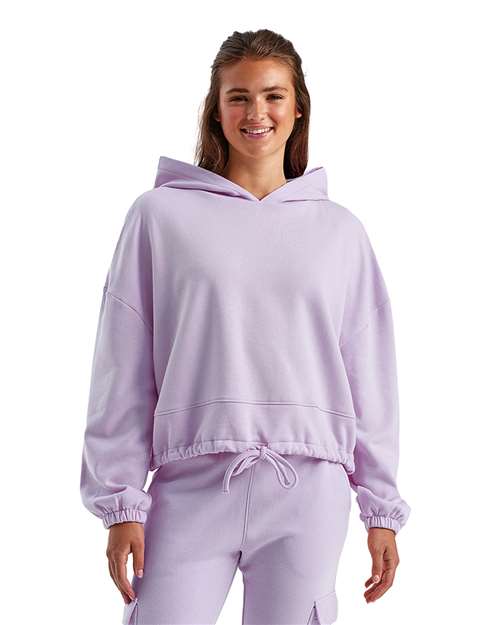 Load image into Gallery viewer, TriDri TD085 Women's Cropped Maria Hooded Sweatshirt - Lilac