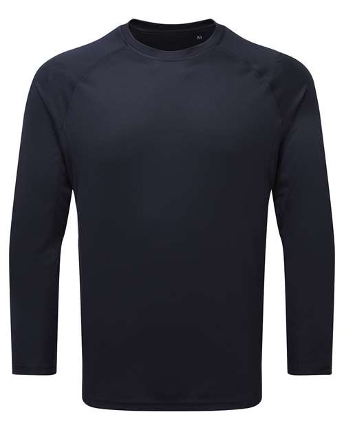 Load image into Gallery viewer, TriDri TD050 Unisex Panelled Long Sleeve Tech T-Shirt - French Navy