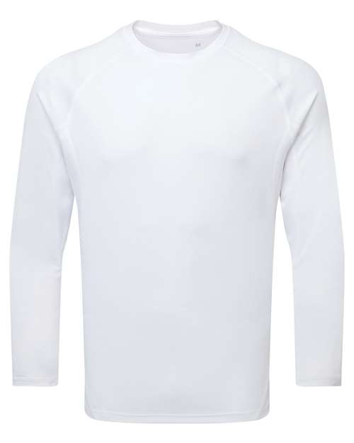 Load image into Gallery viewer, TriDri TD050 Unisex Panelled Long Sleeve Tech T-Shirt - White