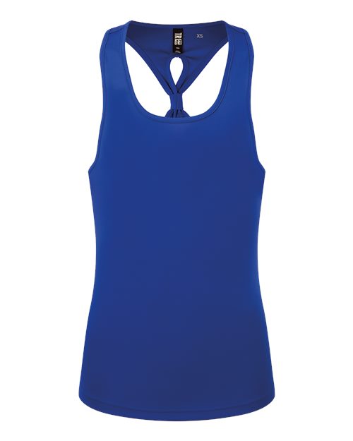 Load image into Gallery viewer, TriDri TD042 Women's Knot Back Venus Tank Top - Royal