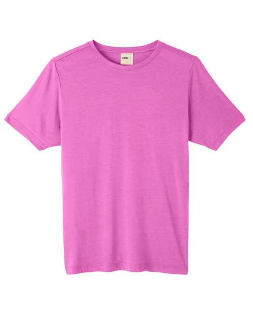 Load image into Gallery viewer, CORE365 CE111 Unisex Fusion ChromaSoft™ Performance T-Shirt - Charity Pink