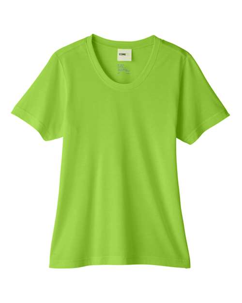 Load image into Gallery viewer, CORE365 CE111W Women's Fusion ChromaSoft™ Performance T-Shirt - Acid Green