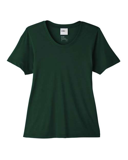 Load image into Gallery viewer, CORE365 CE111W Women's Fusion ChromaSoft™ Performance T-Shirt - Forest