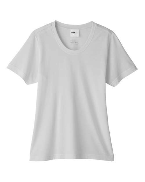 Load image into Gallery viewer, CORE365 CE111W Women's Fusion ChromaSoft™ Performance T-Shirt - Platinum