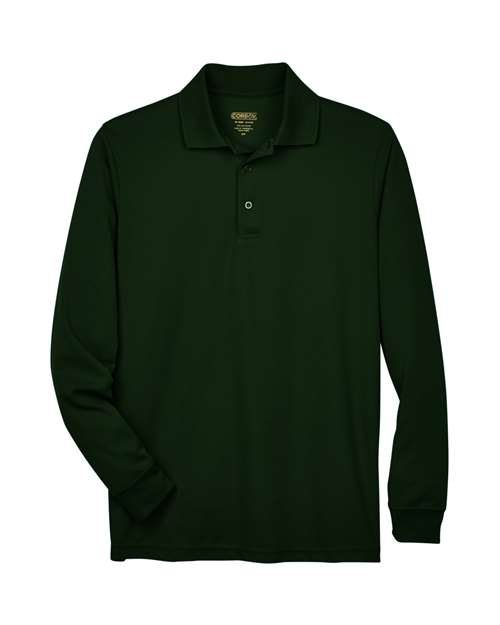 Load image into Gallery viewer, CORE365 88192 Men's Pinnacle Performance Long Sleeve Piqué Polo - Forest