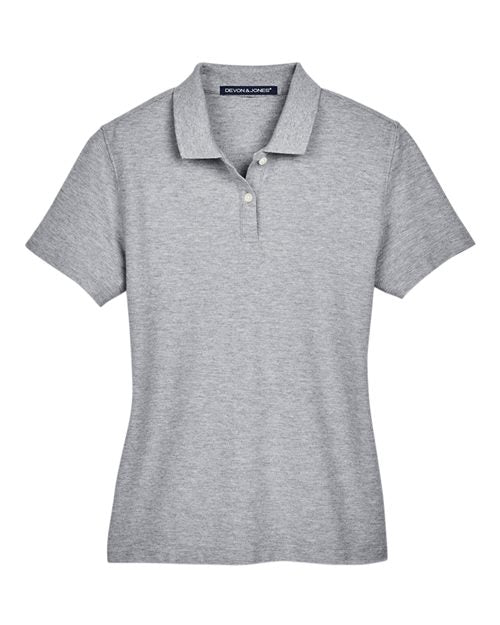 Load image into Gallery viewer, Devon & Jones DG150W Women's DRYTEC20™ Performance Polo - Grey Heather