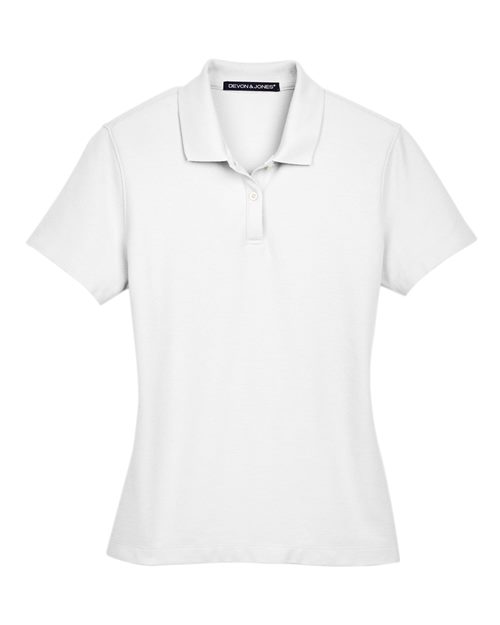 Load image into Gallery viewer, Devon & Jones DG150W Women's DRYTEC20™ Performance Polo - White