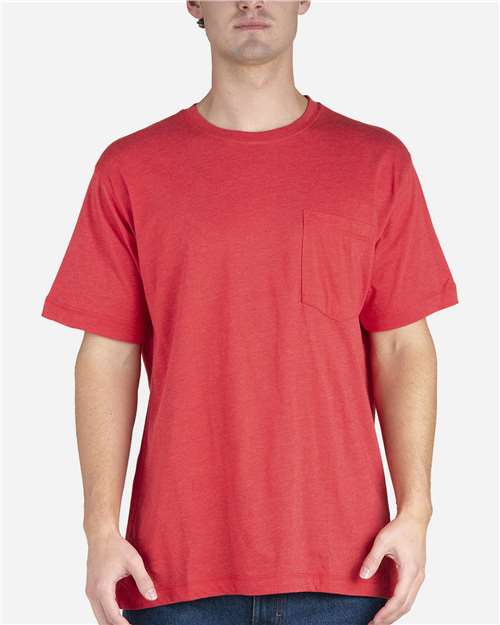 Load image into Gallery viewer, Berne Apparel BSM38 Men's Lightweight Performance Pocket T-Shirt - Deep Red