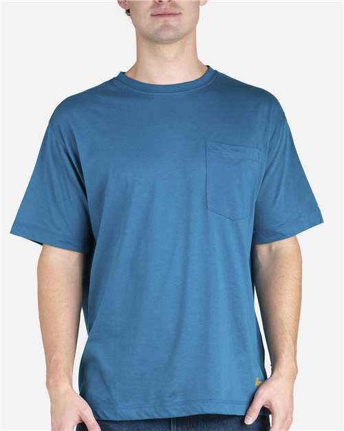 Load image into Gallery viewer, Berne Apparel BSM38 Men's Lightweight Performance Pocket T-Shirt - Riptide